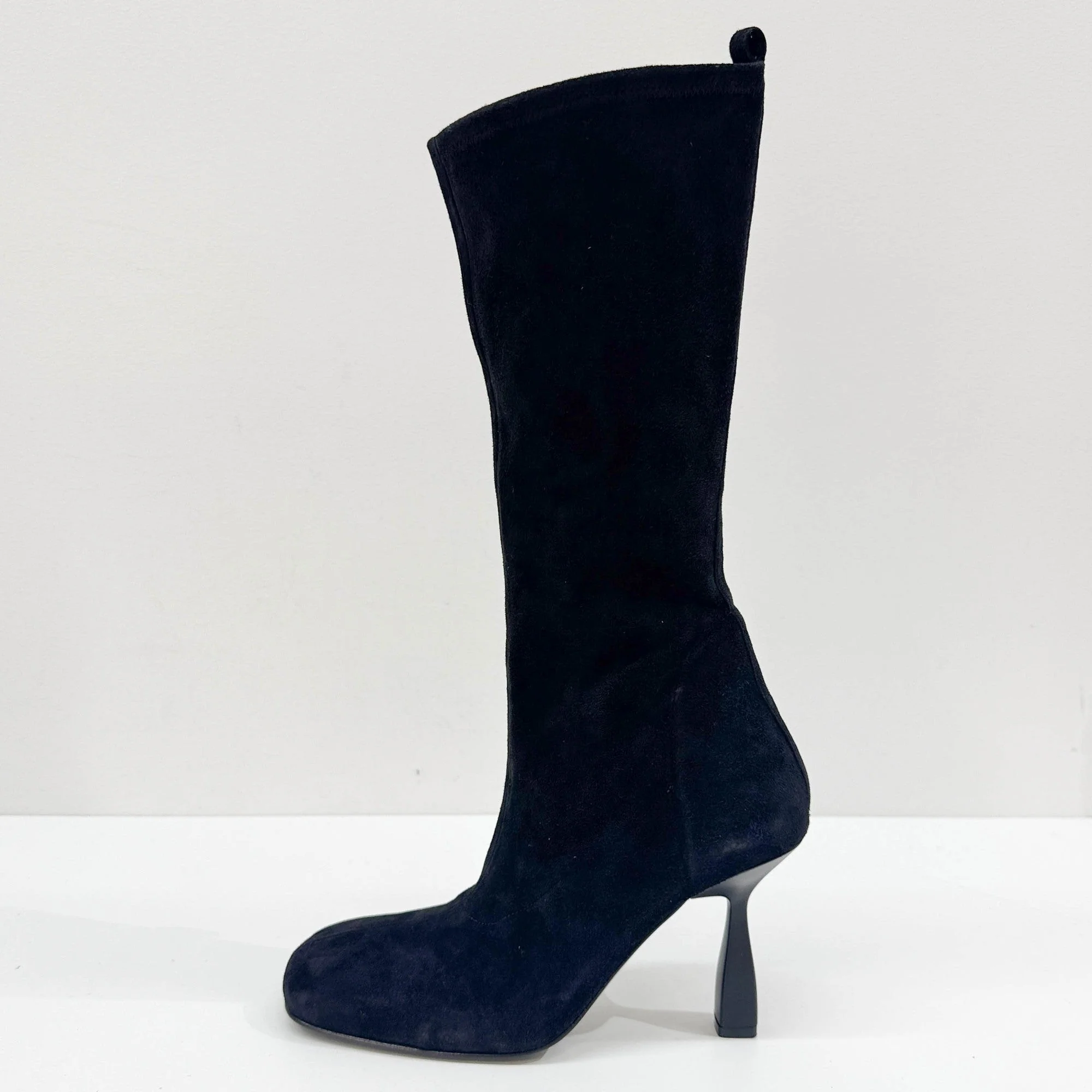 Size EU 40 Black Suede Boots - Image 7