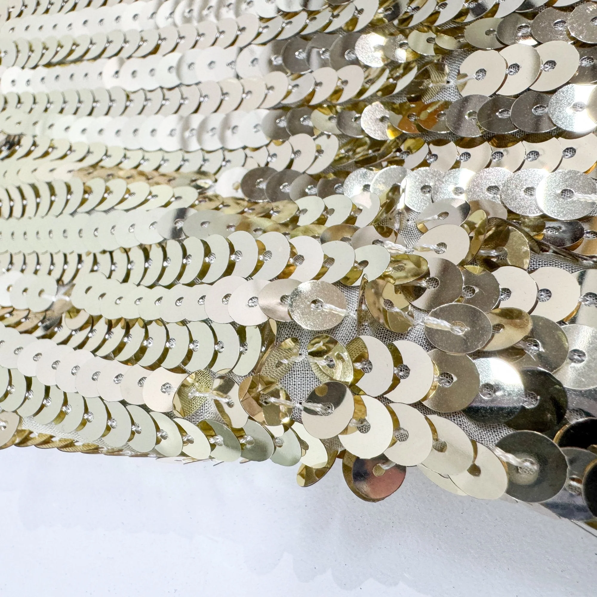 Size S EU Gold Sequin & Grey Cotton T-Shirt - Image 13