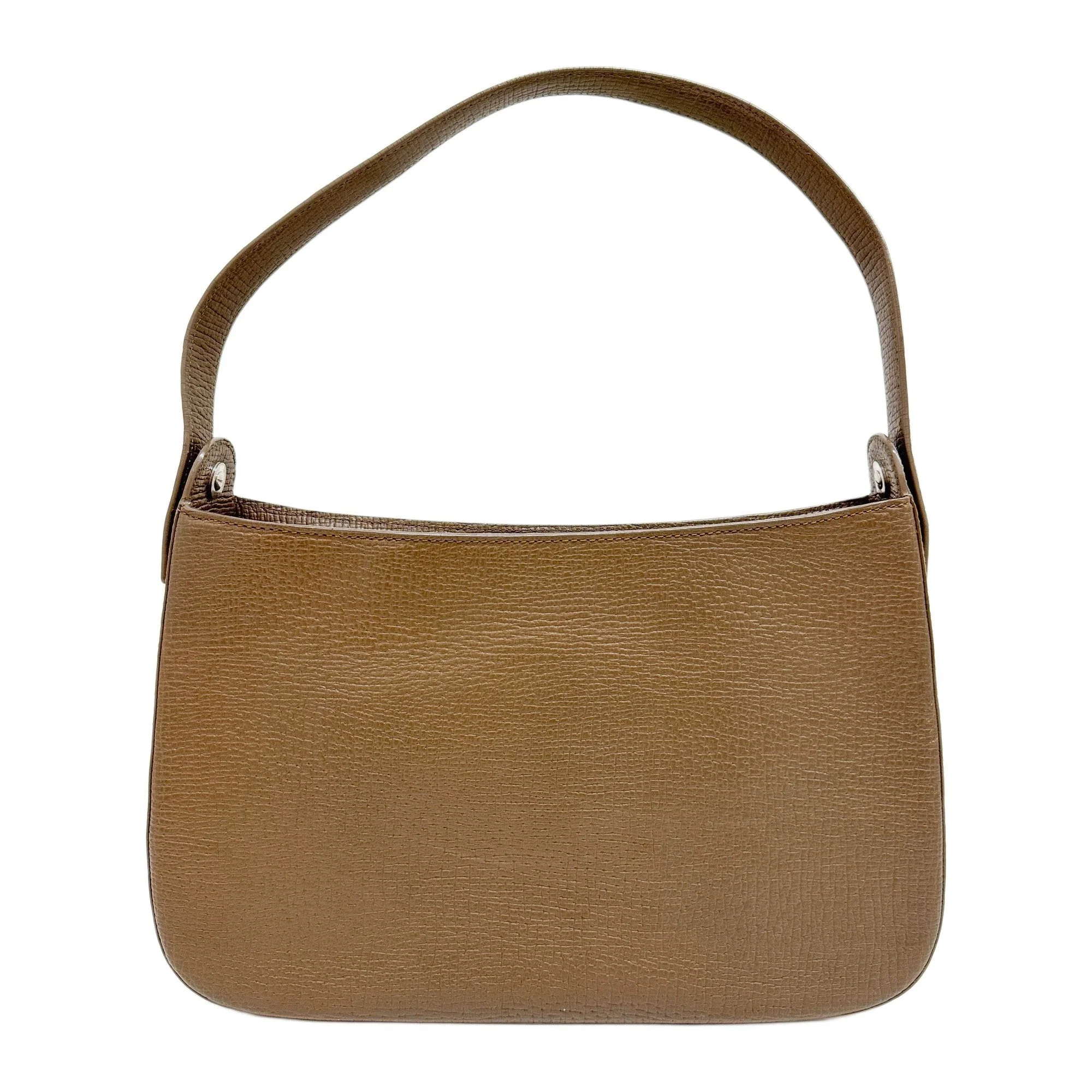 Soft Tobacco Brown Leather Shoulder Bag - Image 2