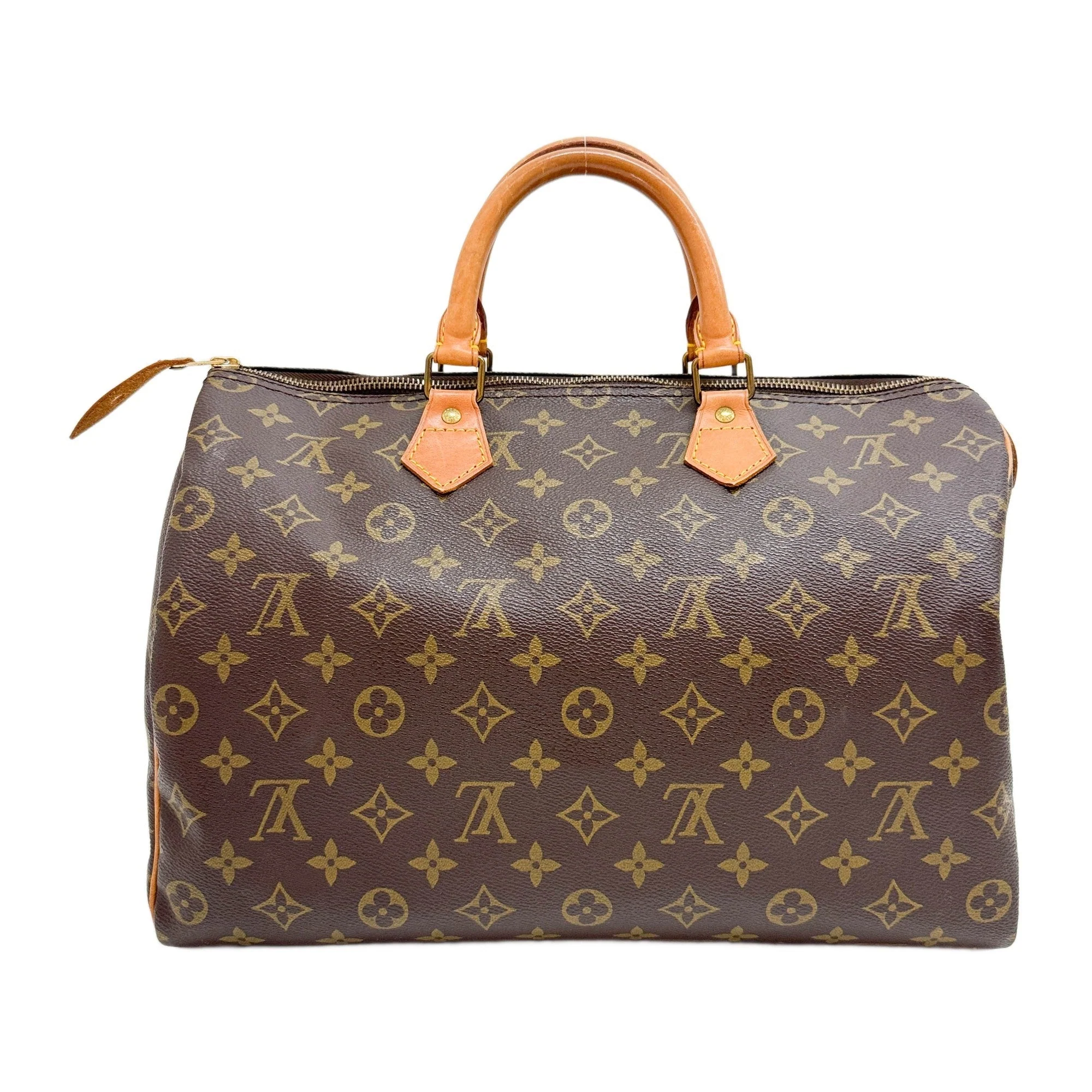 Speedy 35 Brown Monogram Canvas Hand Bag - Image 2