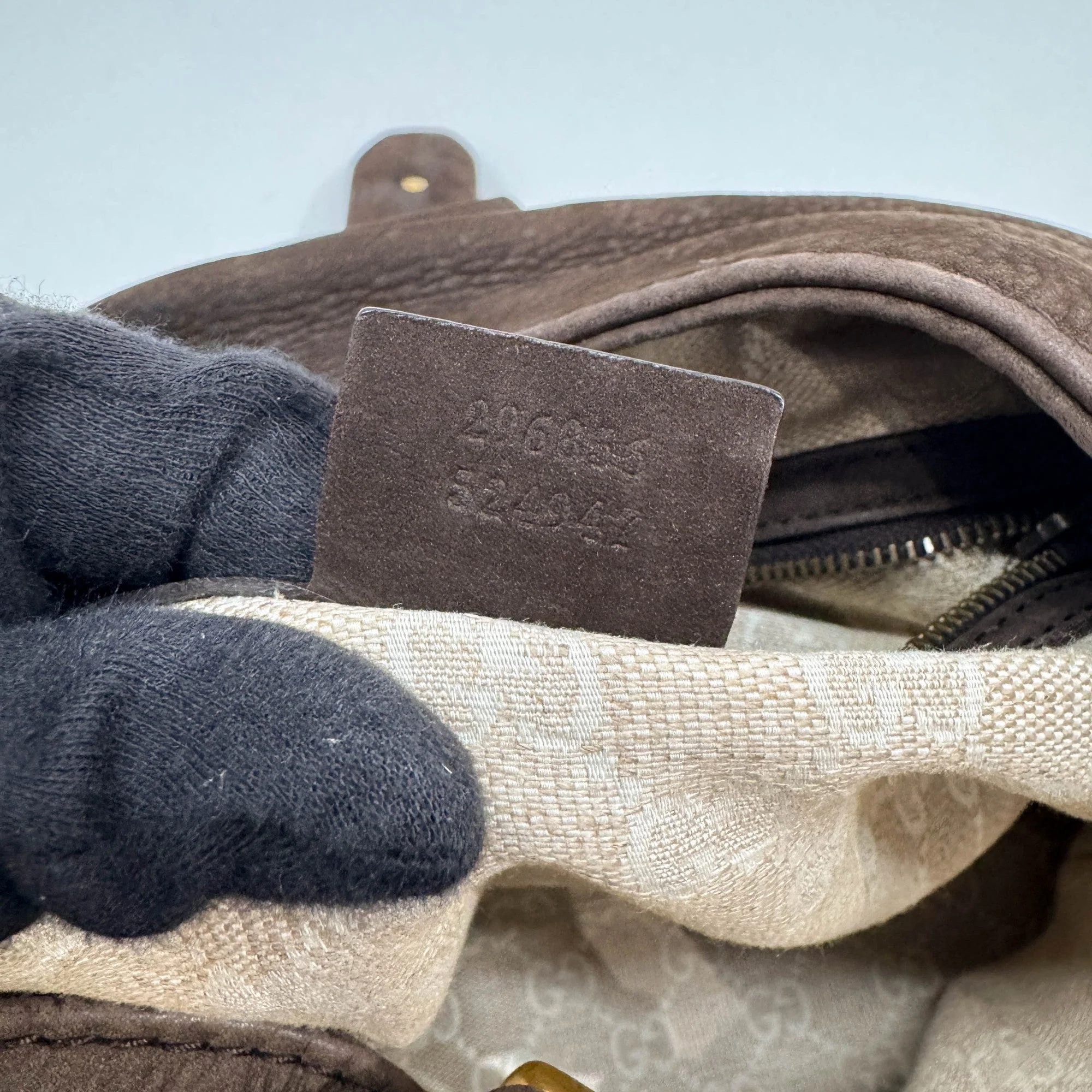 Stirrup Brown Leather Shoulder Bag - Image 19