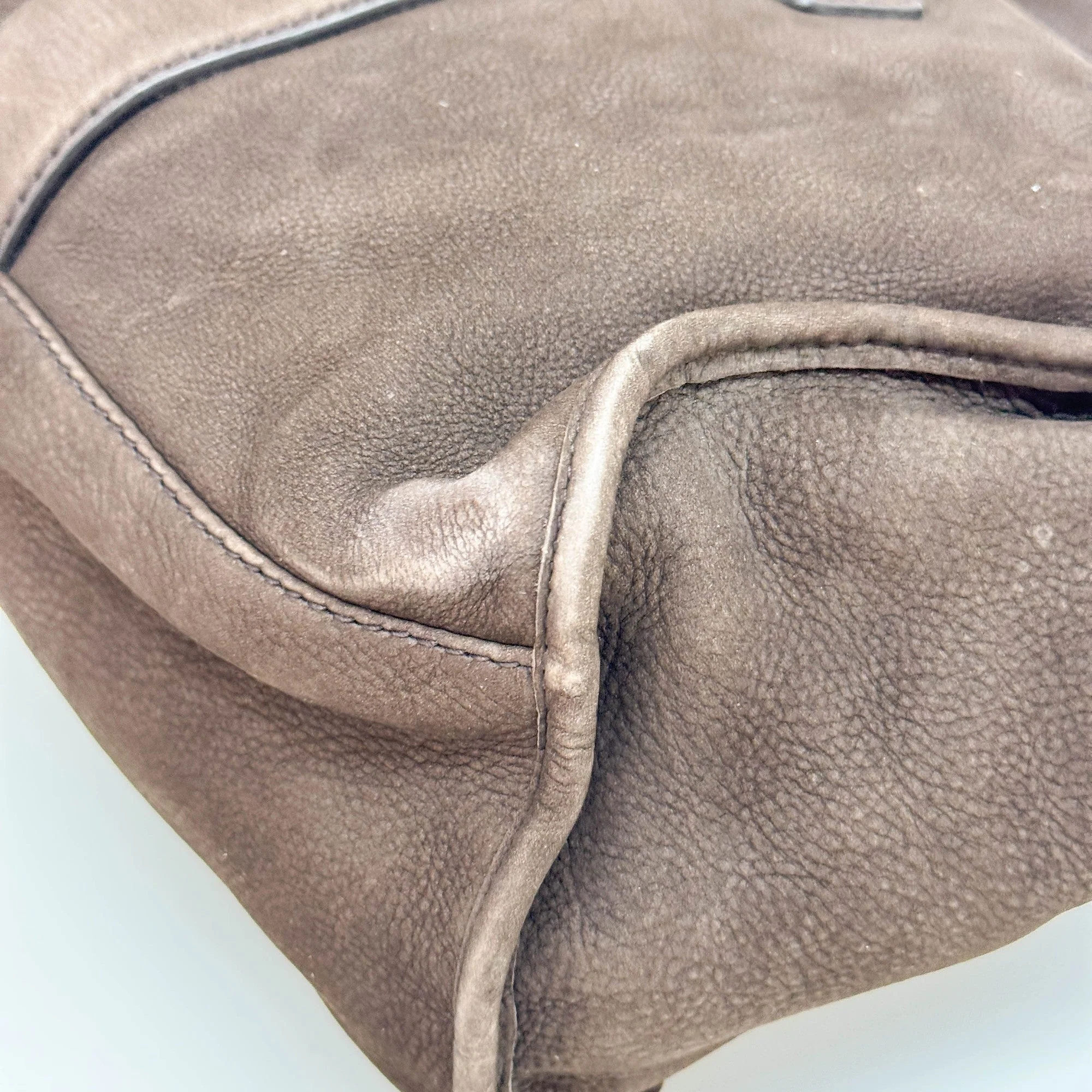 Stirrup Brown Leather Shoulder Bag - Image 11