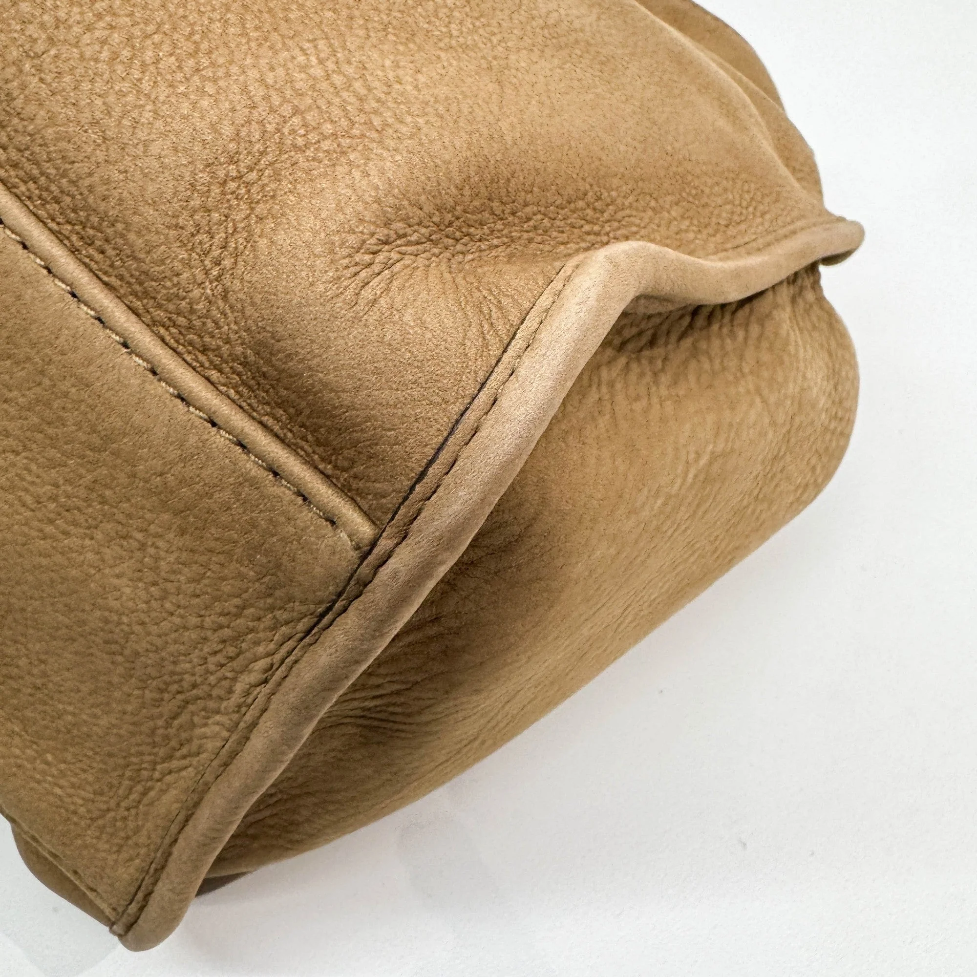 Stirrup Brown Leather Shoulder Bag - Image 11