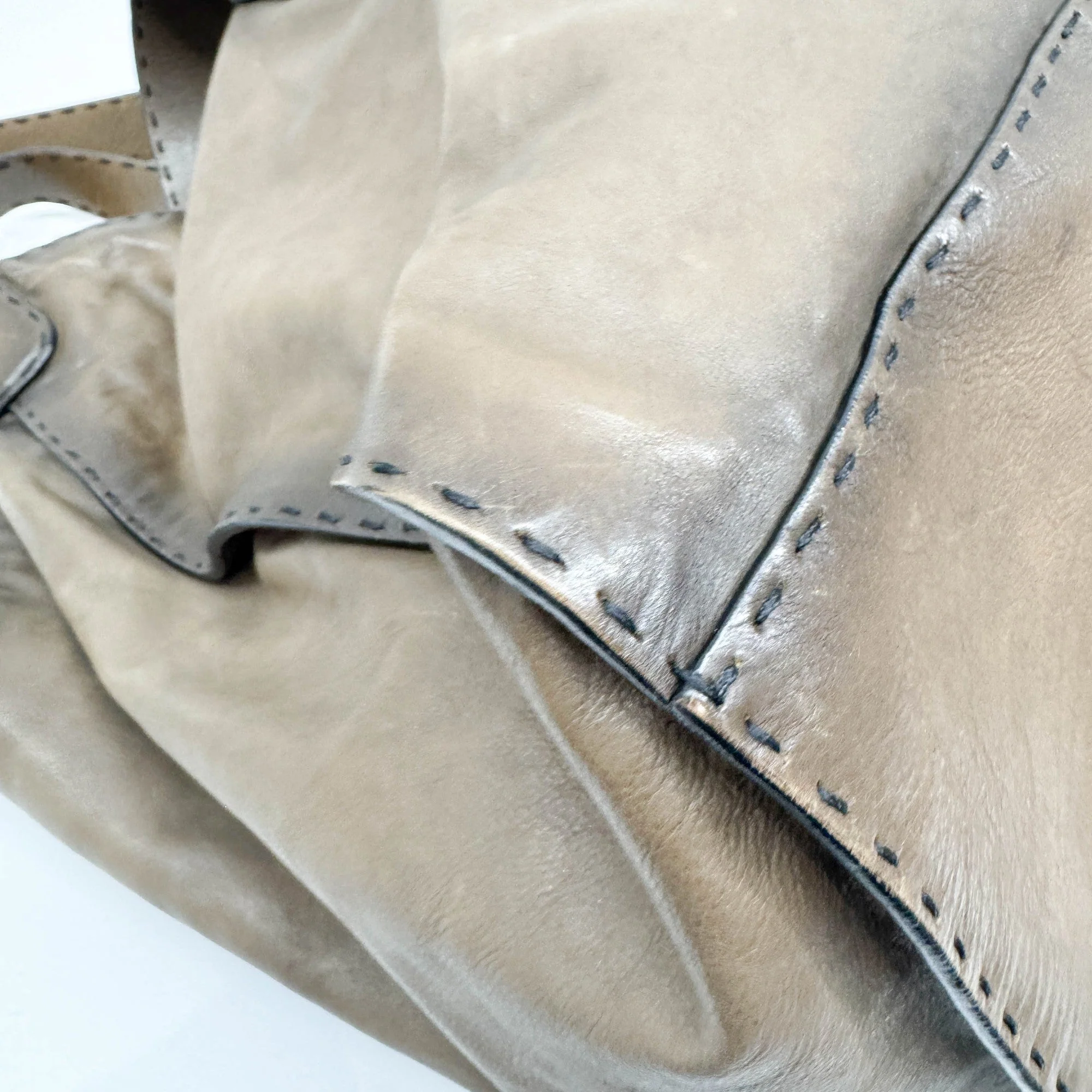 Stirrup Brwon Leather Shoulder Bag - Image 11