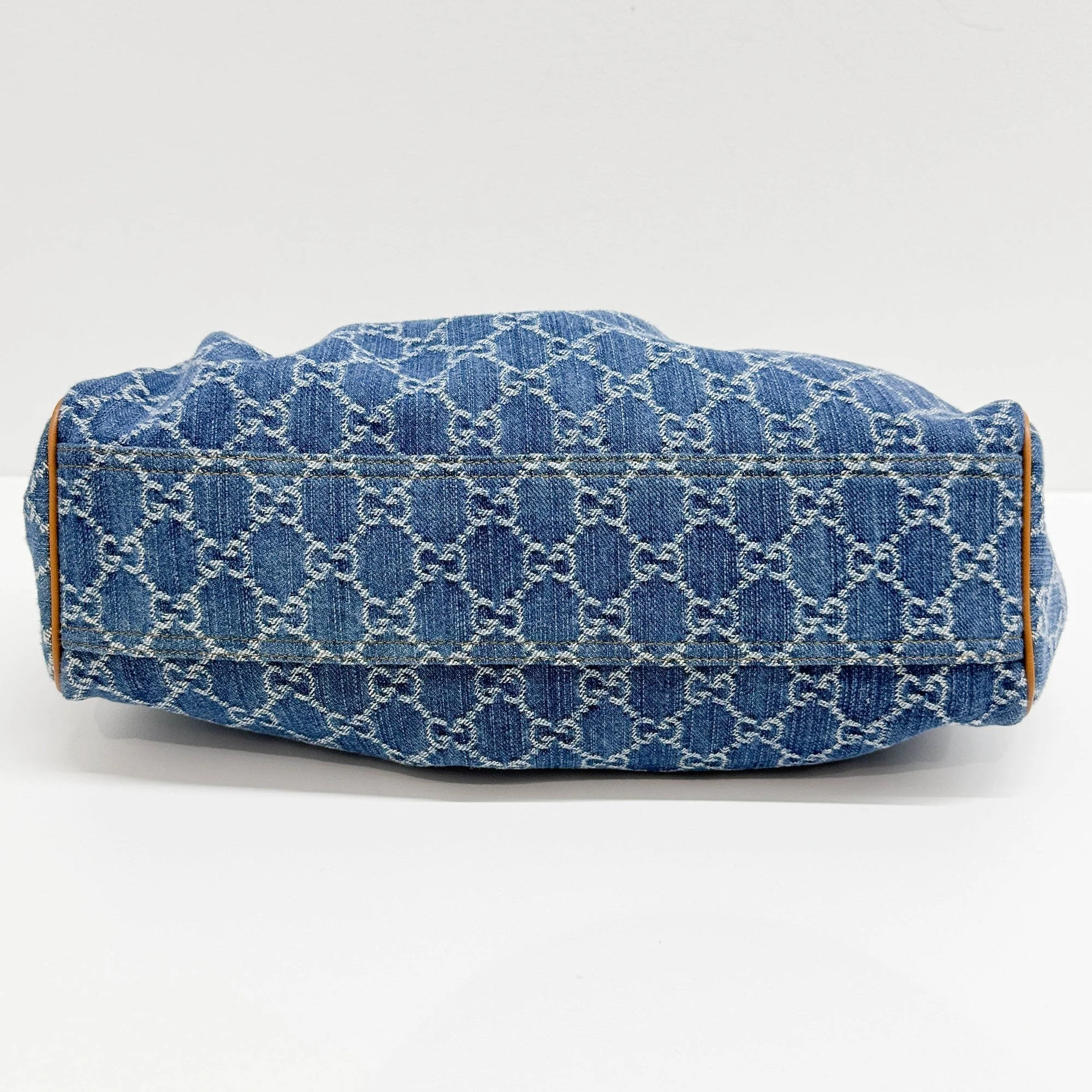 Sukey GG Blue Denim Tote Bag - Image 8