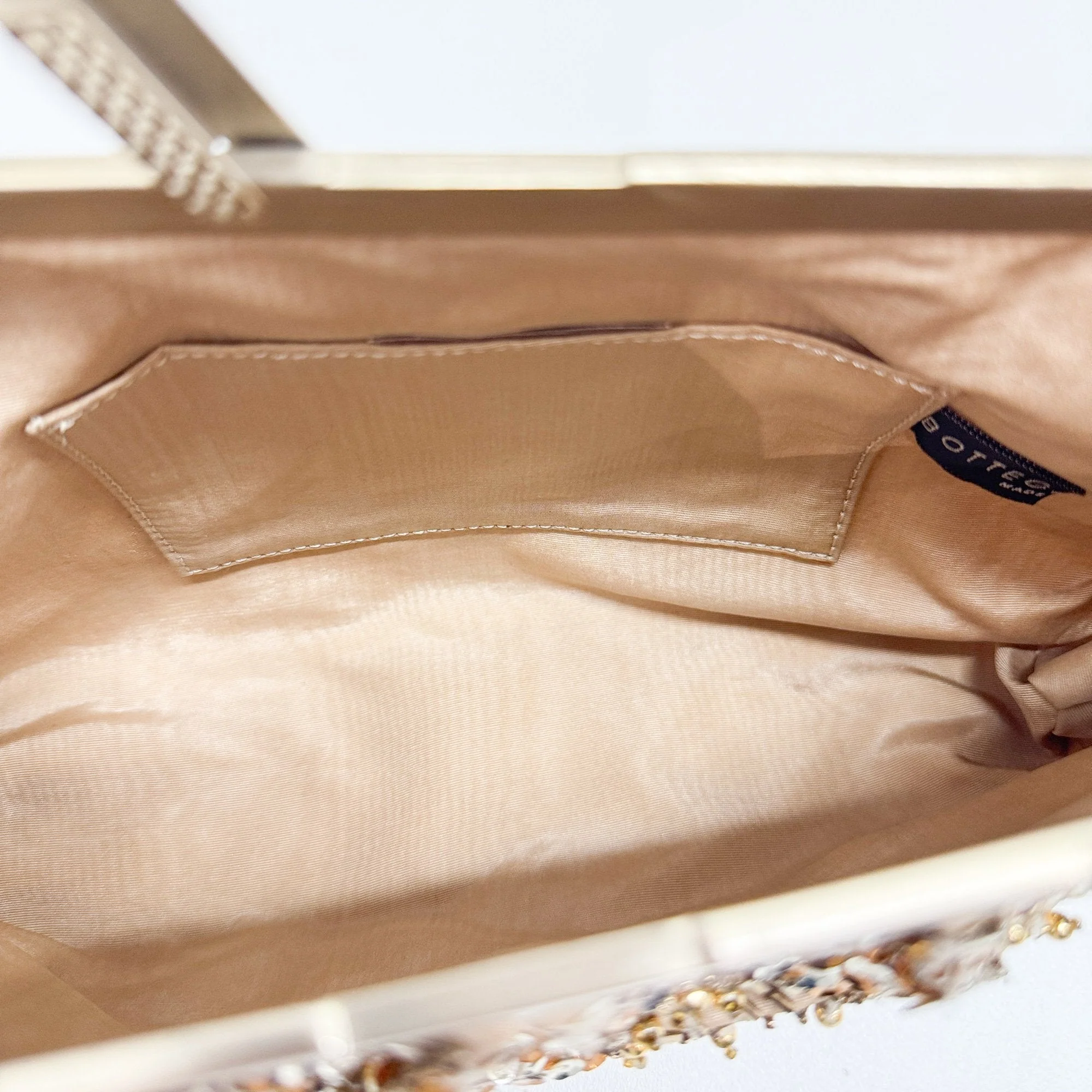 Tan Beaded Shoulder Bag - Image 12