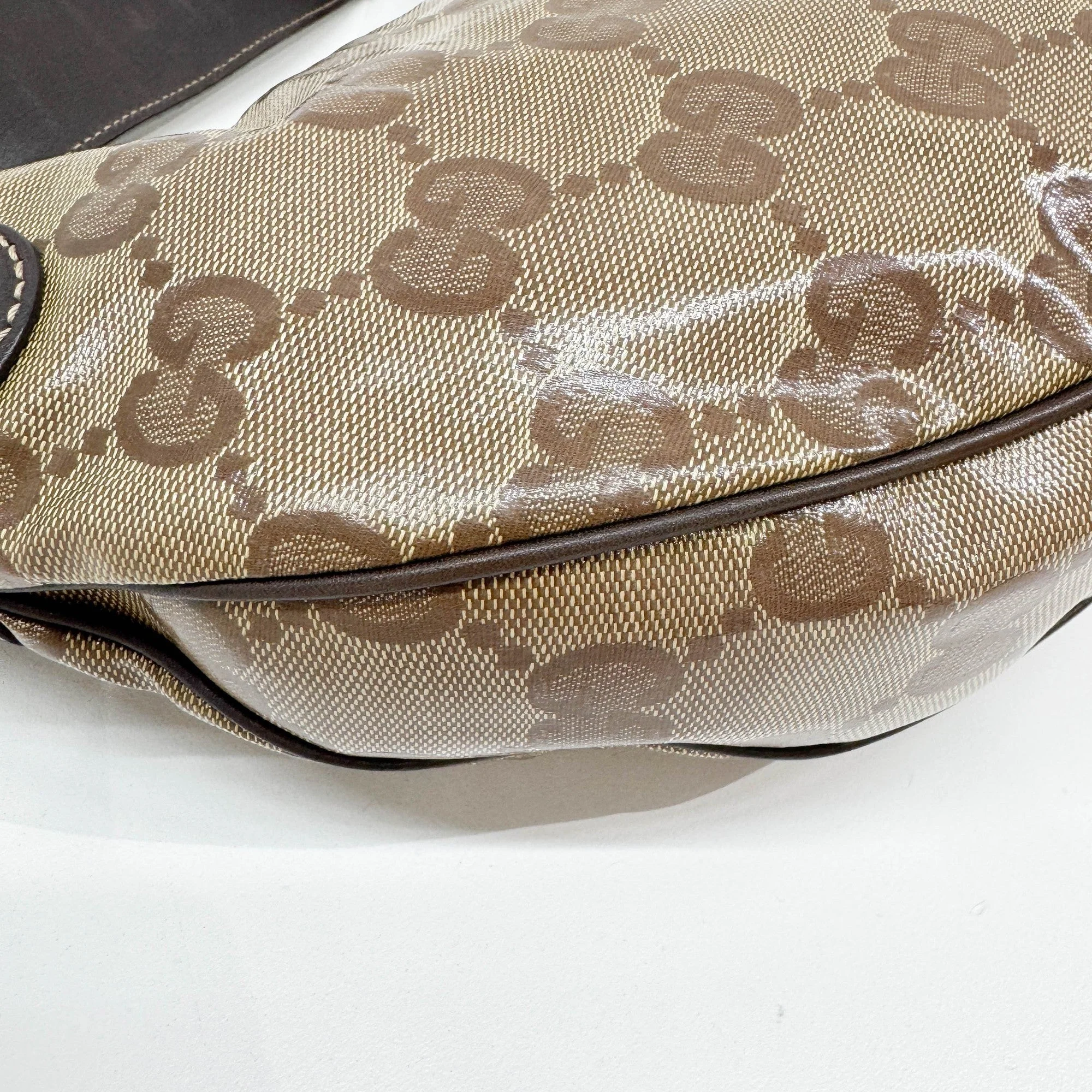 Tan Guccisima Leather Shoulder Bag - Image 15
