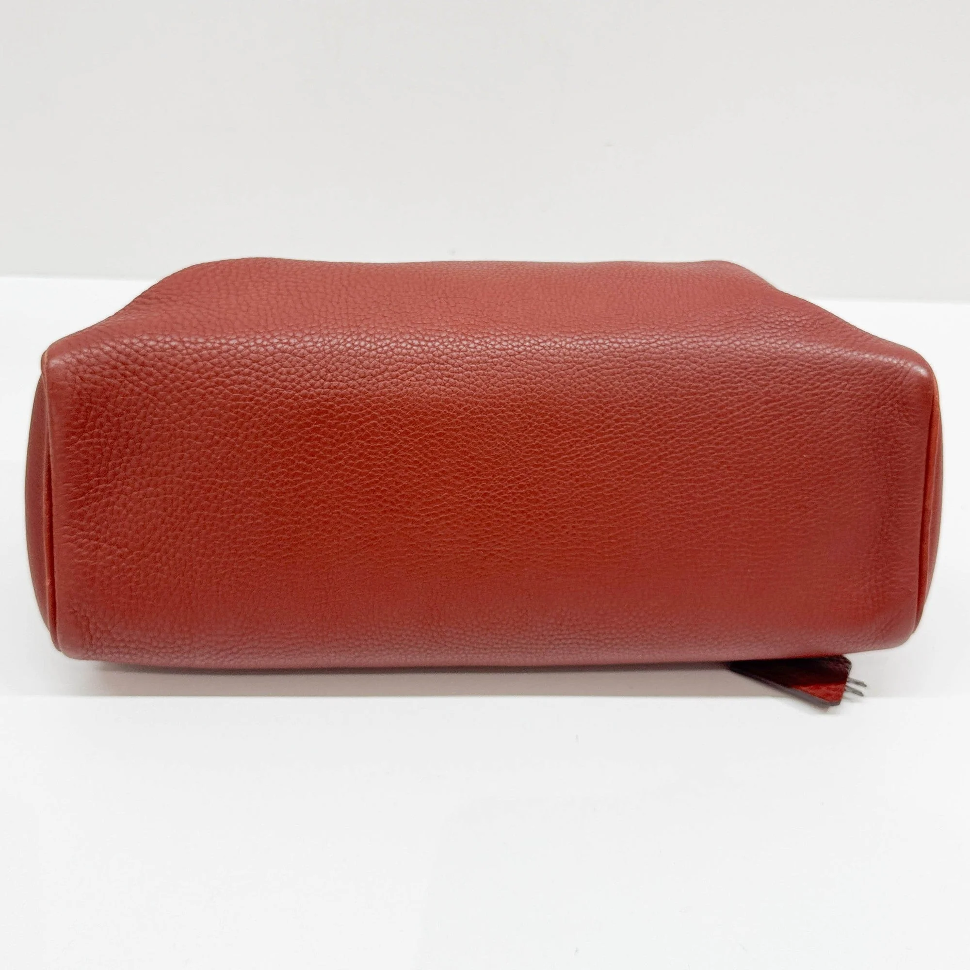 Terracotta Leather Shoulder Bag - Image 7