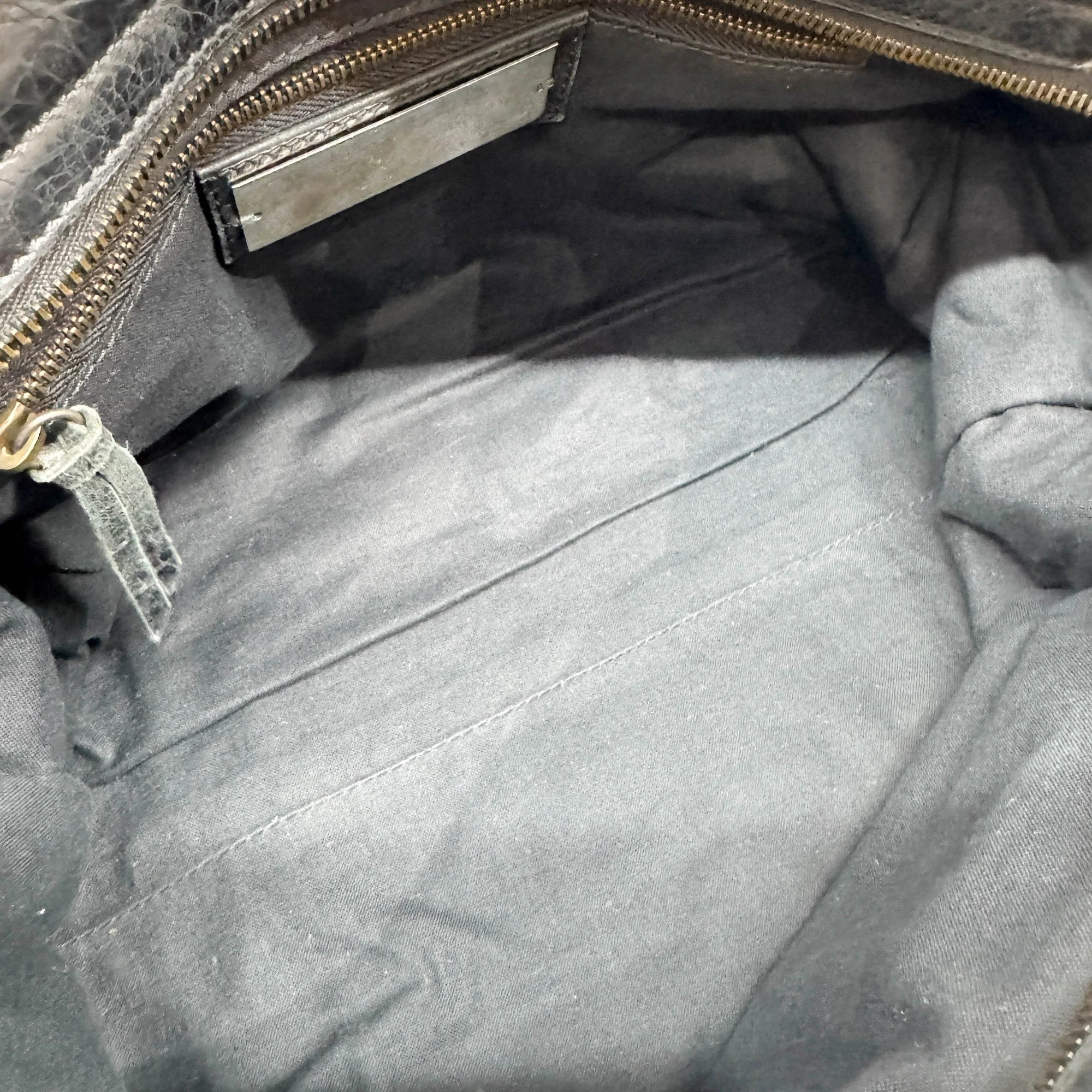 The City Black Leather Two Way Bag - Image 13