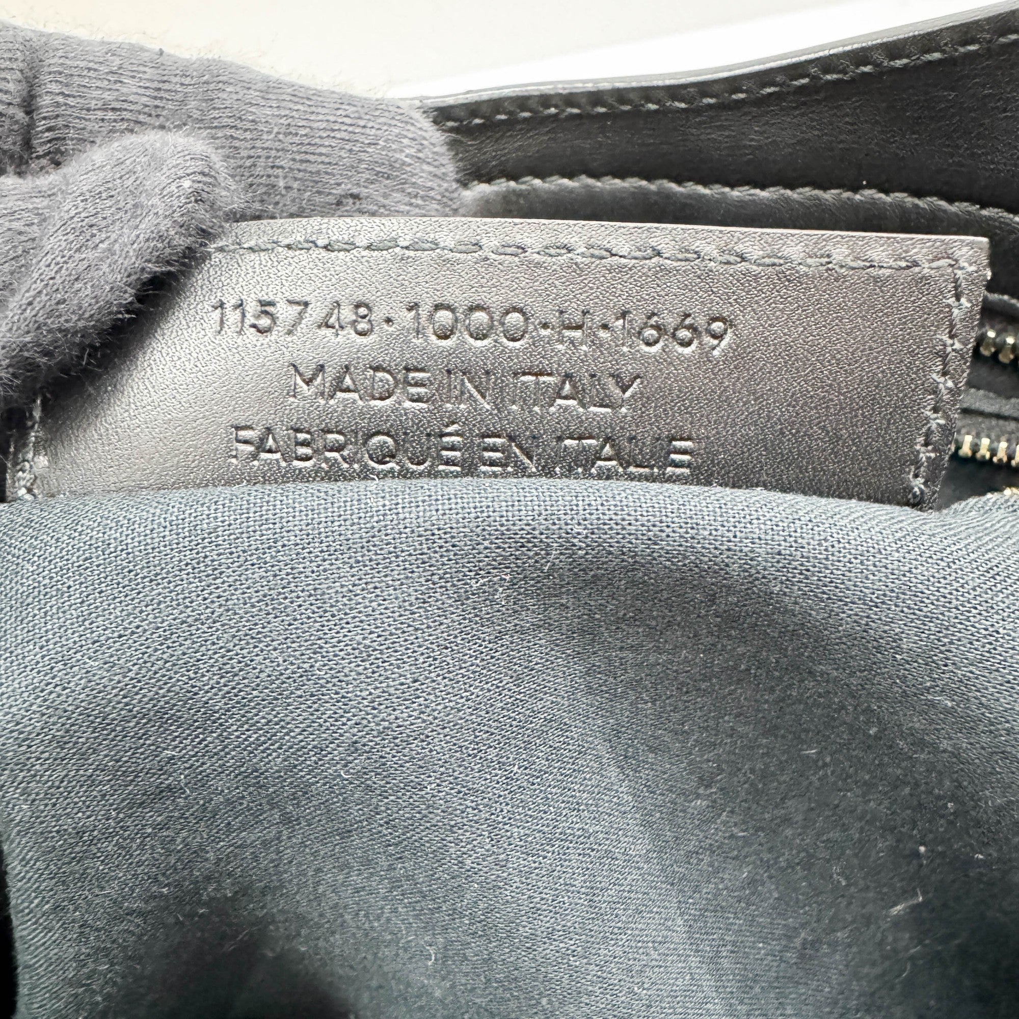 The City Black Leather Two Way Bag - Image 14