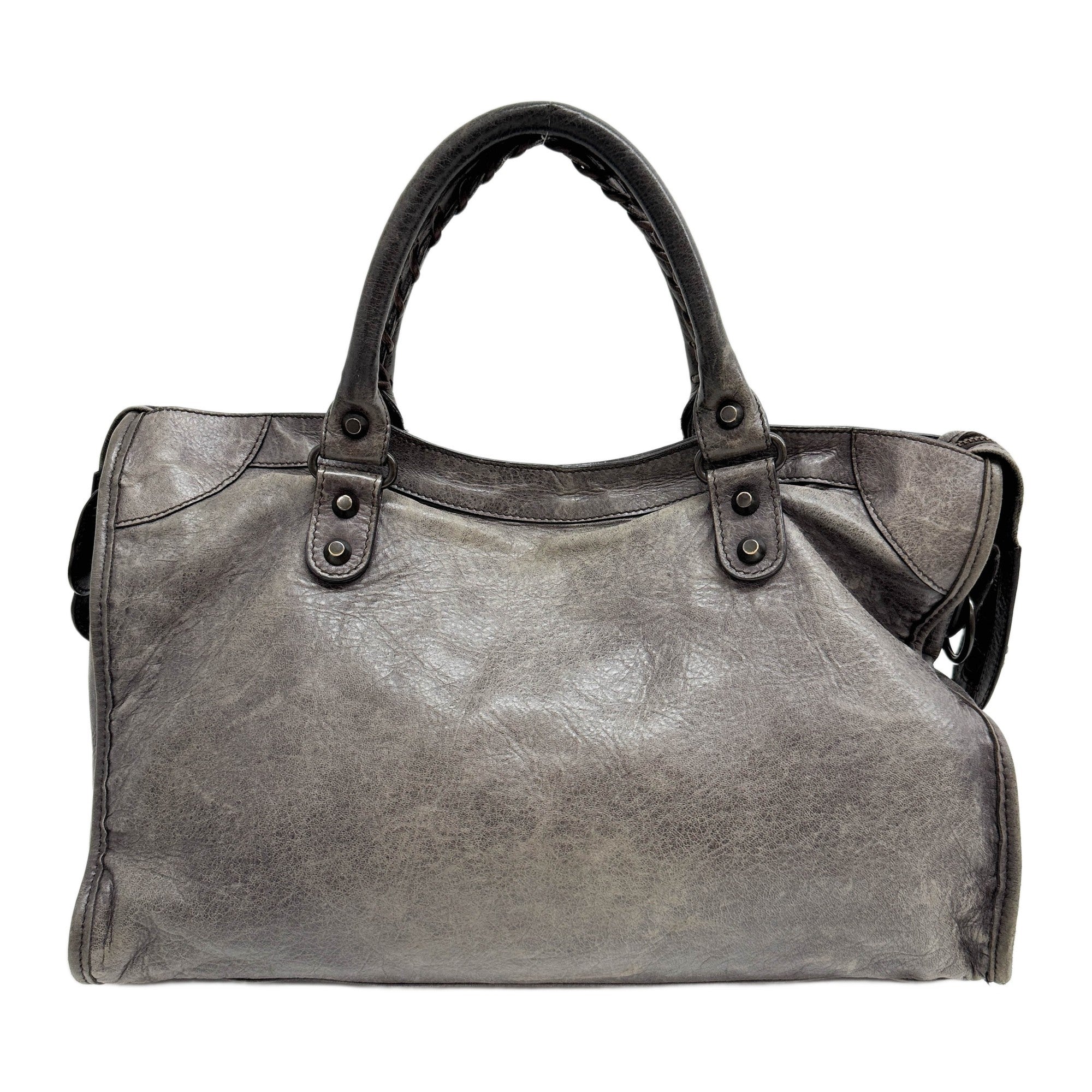 The City Cigar Brown Leather Two Way Bag - Image 2