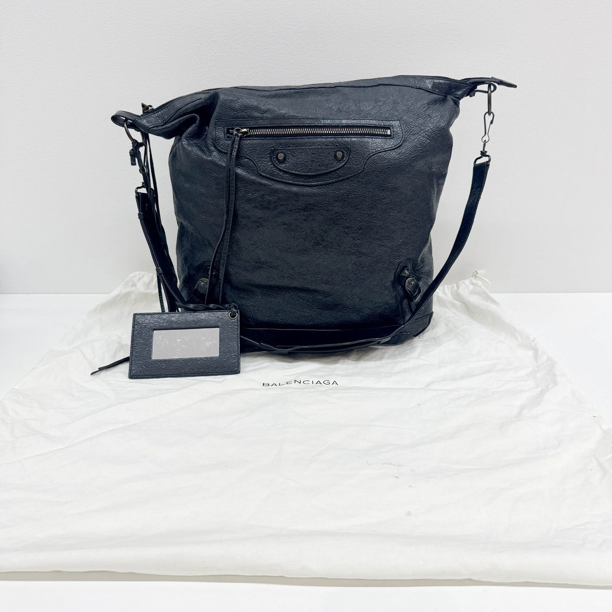 The Day Black Leather Shoulder Bag - Image 4