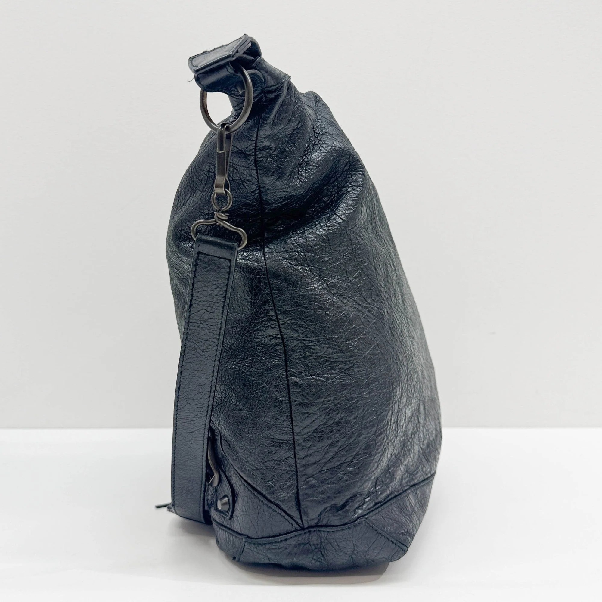 The Day Black Leather Shoulder Bag - Image 6
