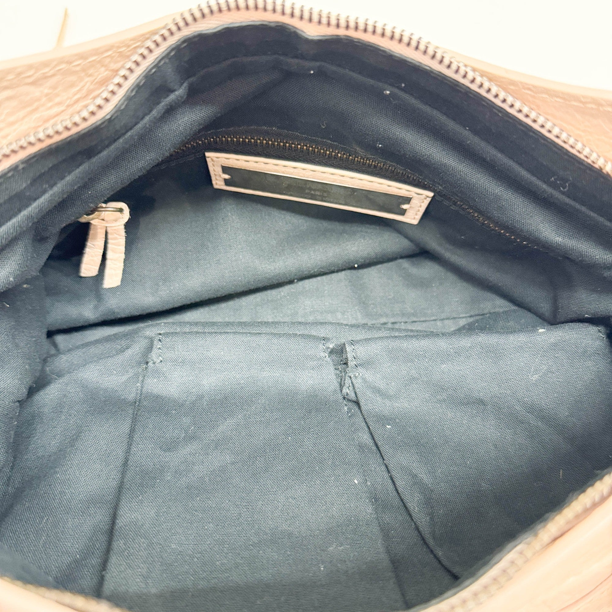 The First Pale Pink Leather Two Way Bag - Image 13