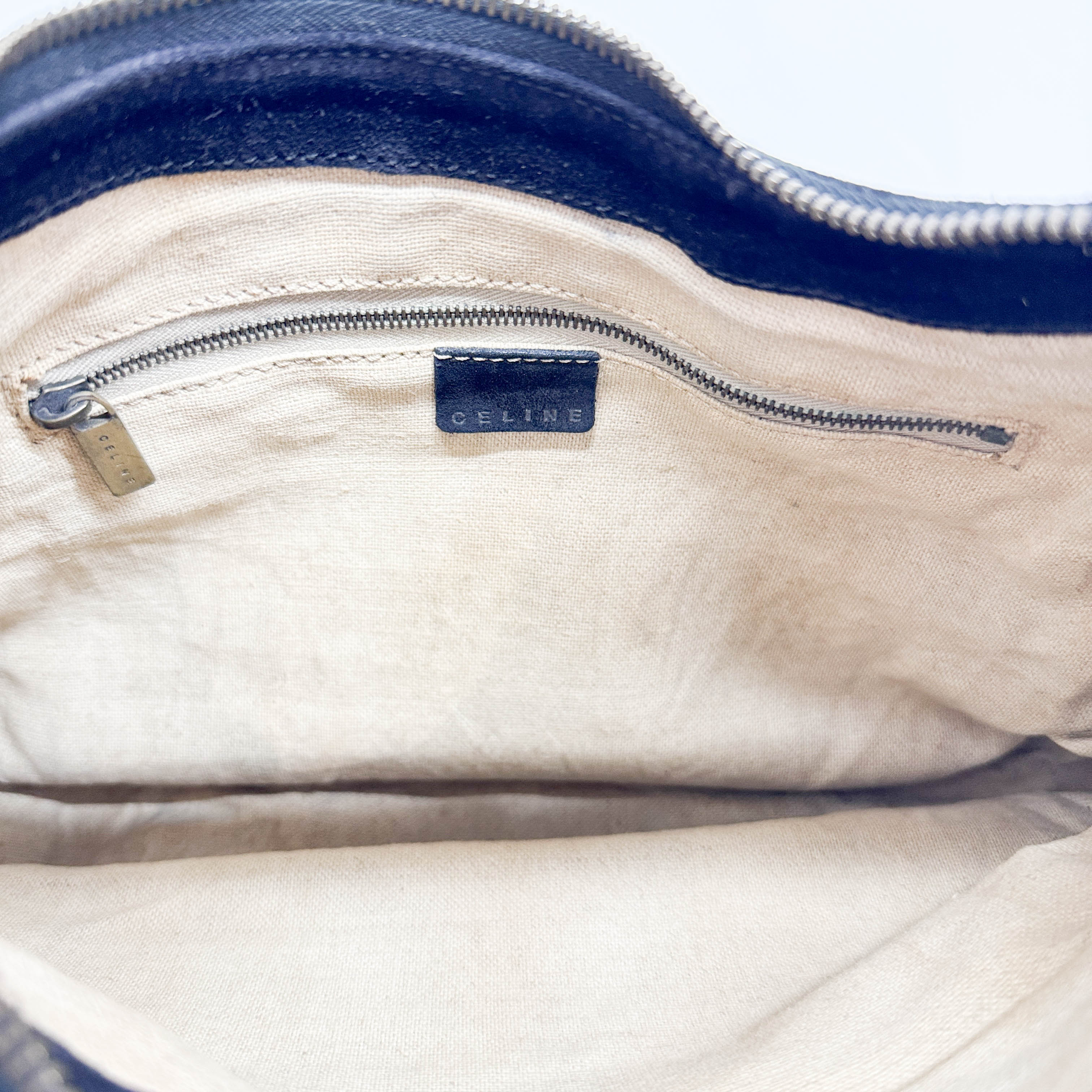 Twisted Black & Gold Suede Shoulder Bag - Image 13