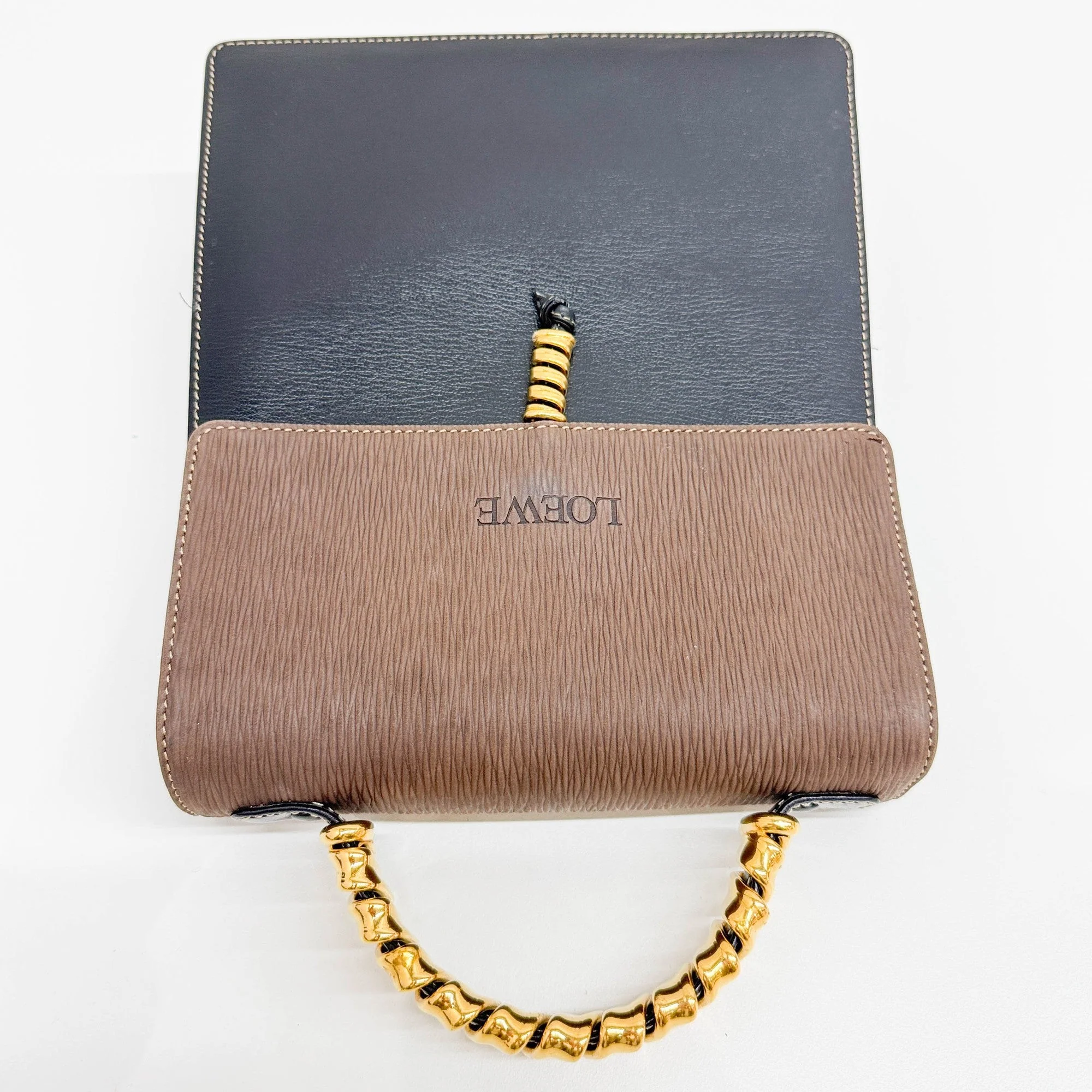 Velazquez Black Leather Two Way Bag - Image 7