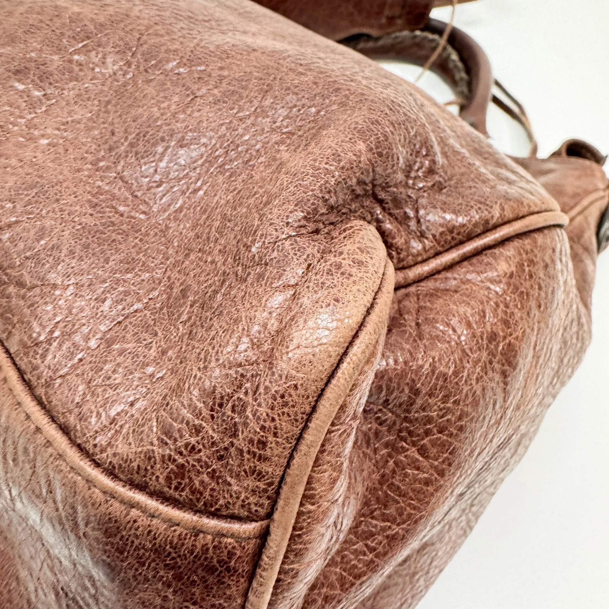 Velo Brown Leather Two Way Bag - Image 12