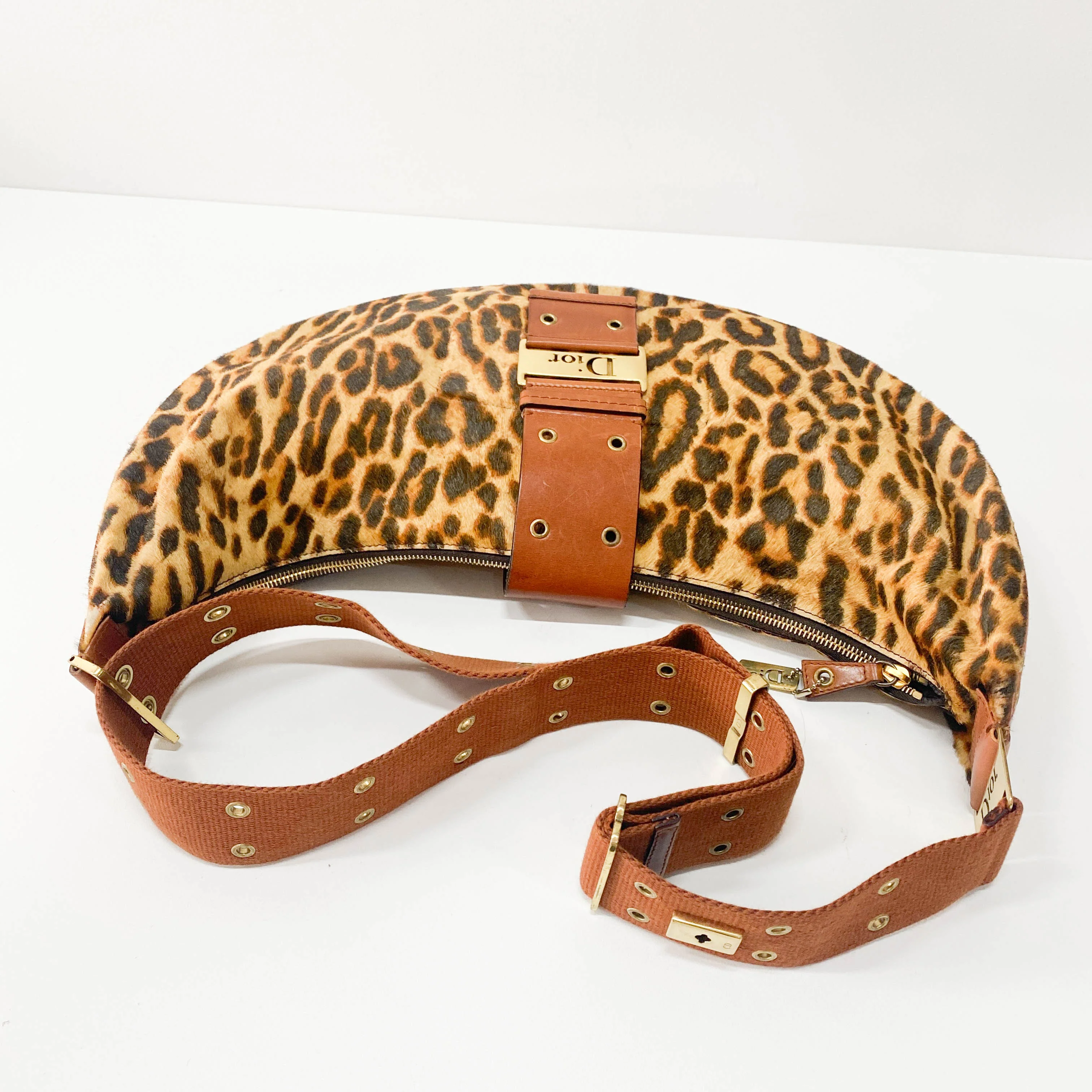 Yellow Pony Hair Shoulder Bag - Image 7