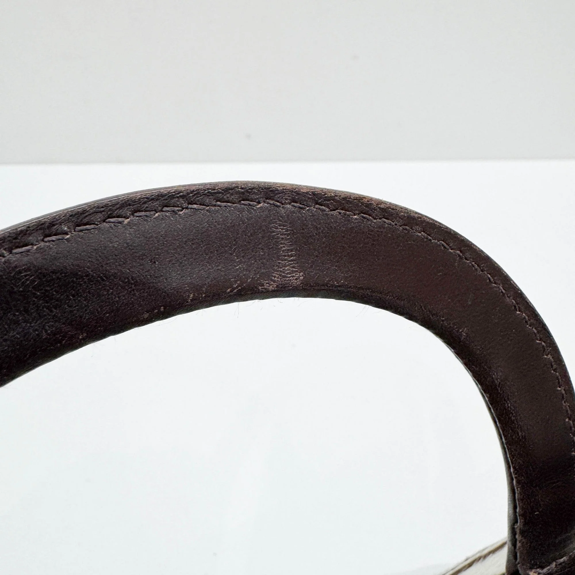 Zebra Print Brown Pony Hair Hand Bag - Image 15